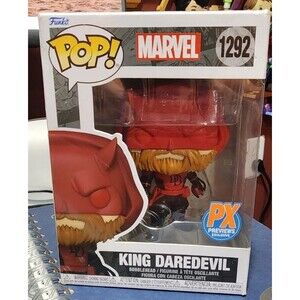 King Daredevil Pop  #1292 Marvel PX Exclusives 2023 Funko Pop